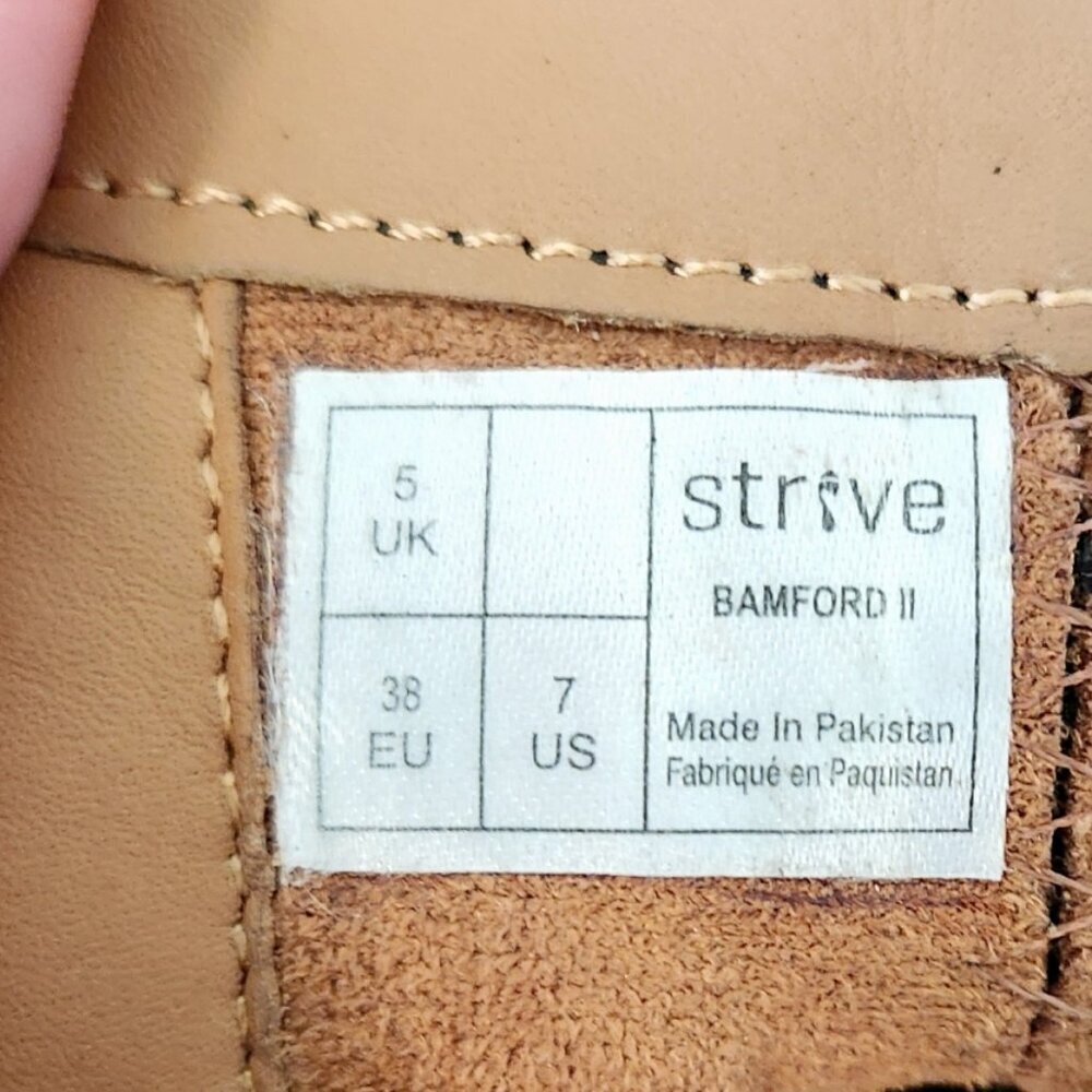 NWT Strive Bamford II Black Leather Double Zip Comfort Walking Ankle Boots Sz. 7 - Picture 7 of 7